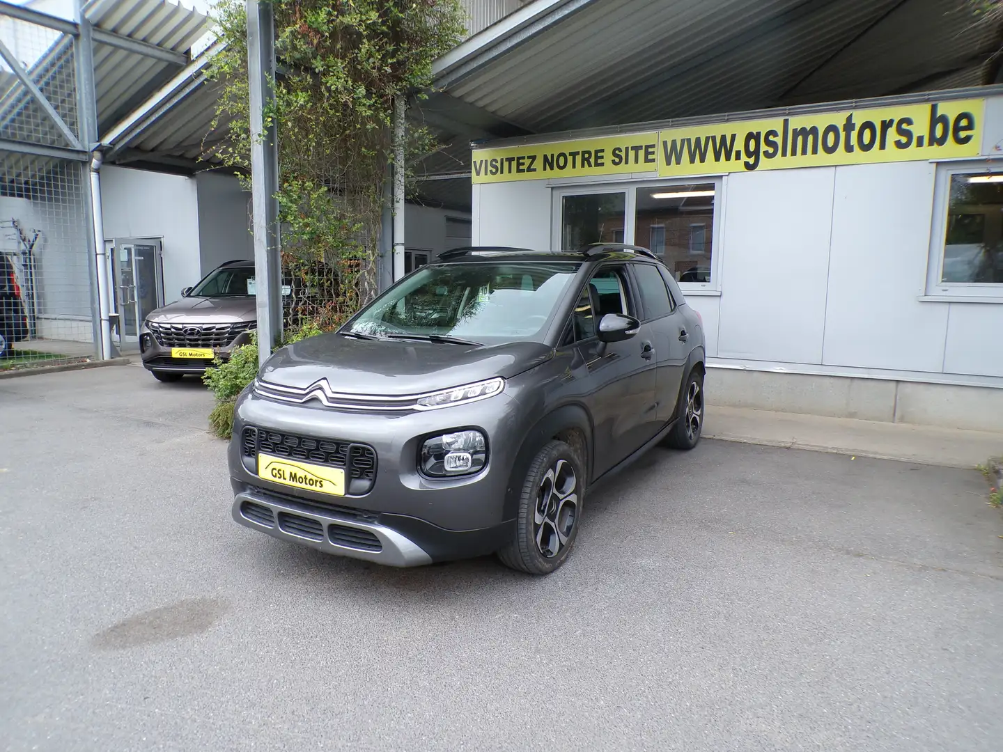Citroen C3 Aircross 1.2 130cv gris 05/21 63387km Airco Cruise Capteurs Grijs - 1