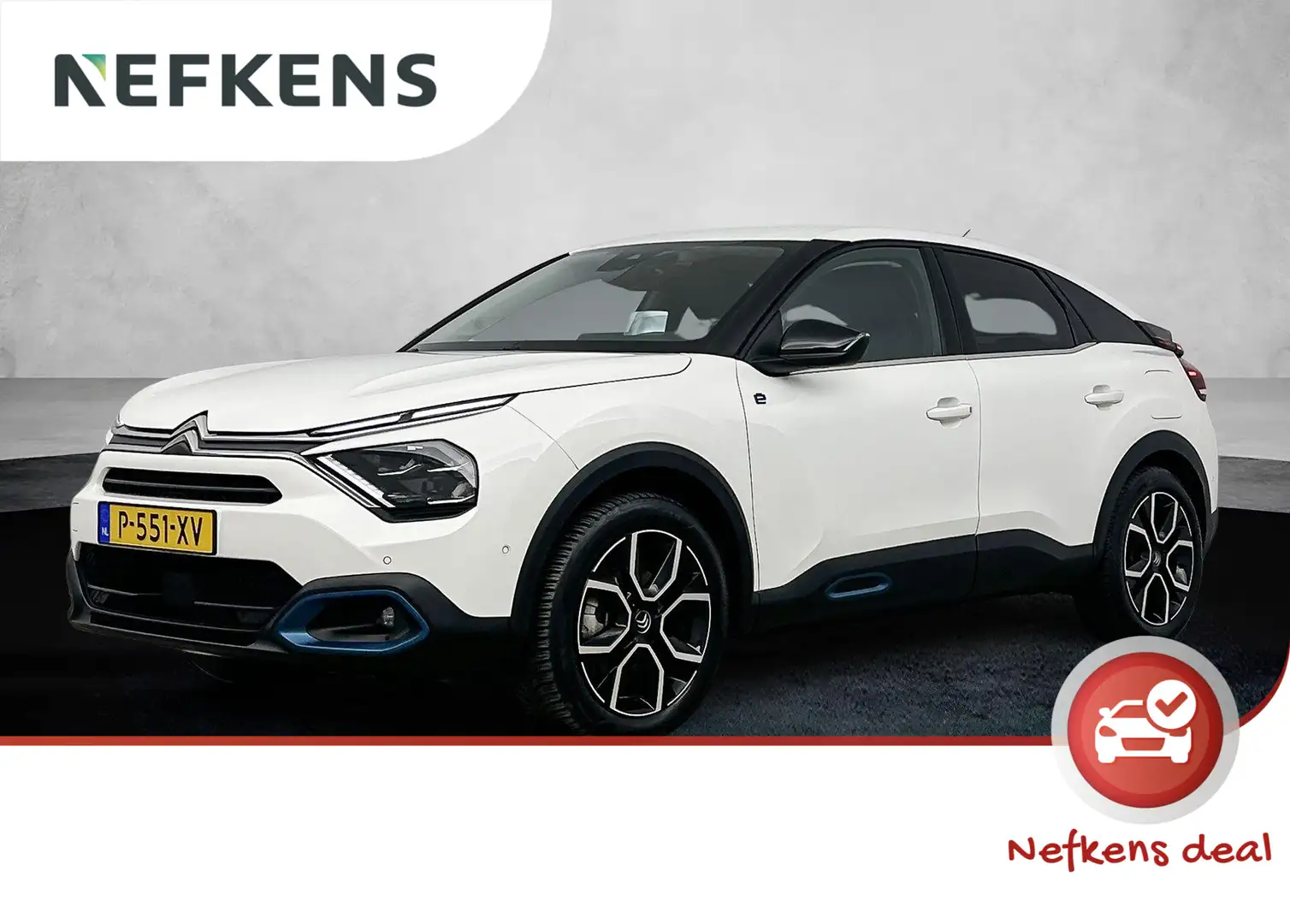 Citroen E-C4 Electric Shine 50 kWh 136pk | Accu 95% | Voorruit/Stuur/Sto Blanc - 1