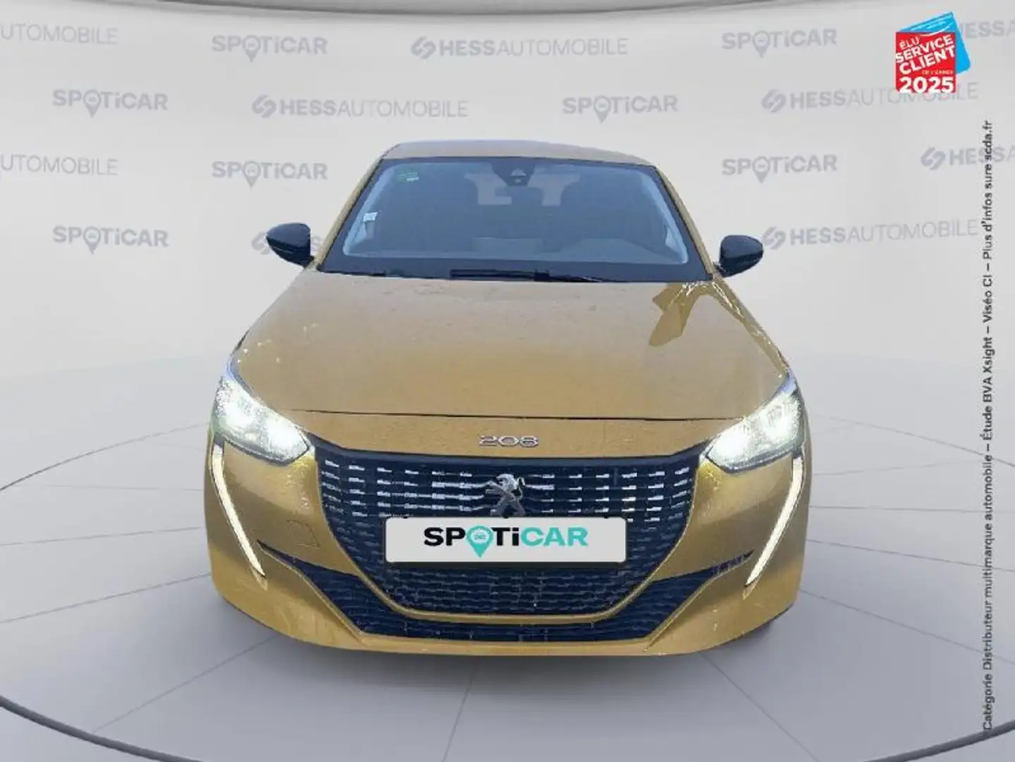 Peugeot 208 1.2 PureTech 100ch S/S Style EAT8 GPS Camera Jaune - 2