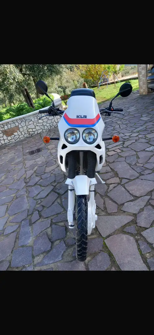 Kawasaki KLR 650 enduro Biały - 1