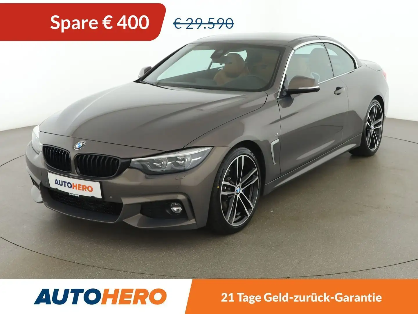 BMW 420 420i M Sport Aut. *LED*CAM*NAVI*HUD*SPUR*TOT*H/K* Beige - 1