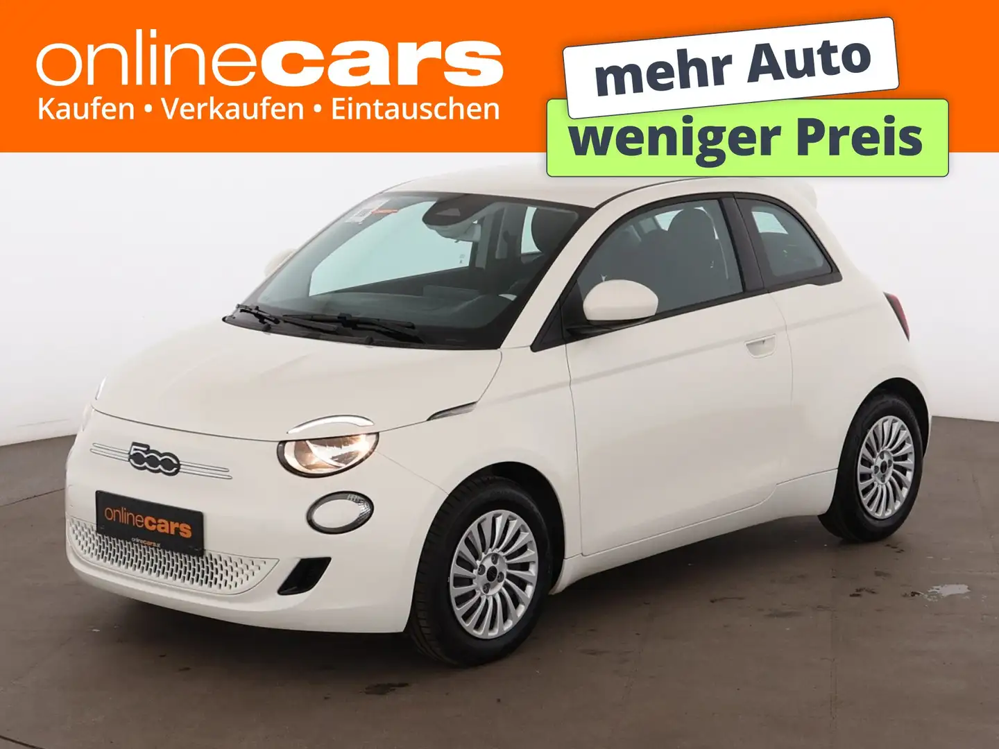 Fiat 500e 500 e 24kWh Aut DIGITAL-TACHO TEMPOMAT KLIMA Weiß - 1