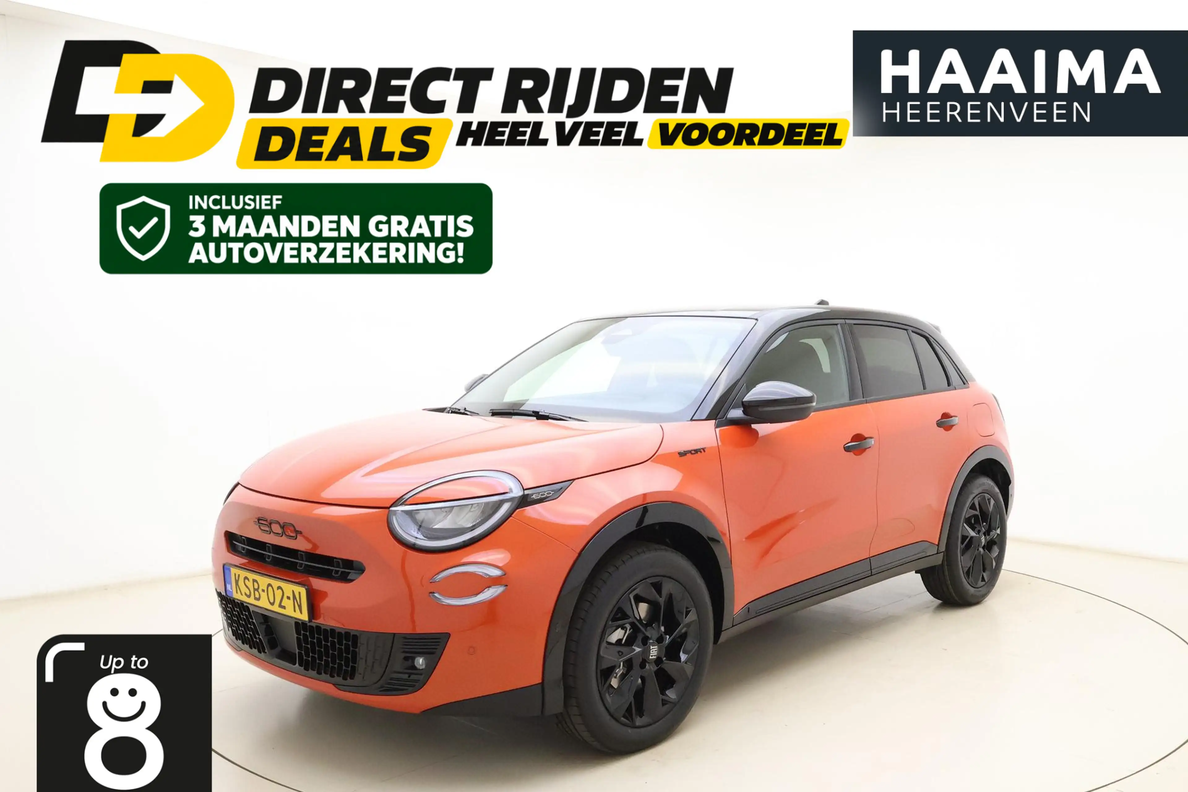 Fiat 600 1.2 Turbo 145pk Hybrid Automaat Sport | DEMO | Nav