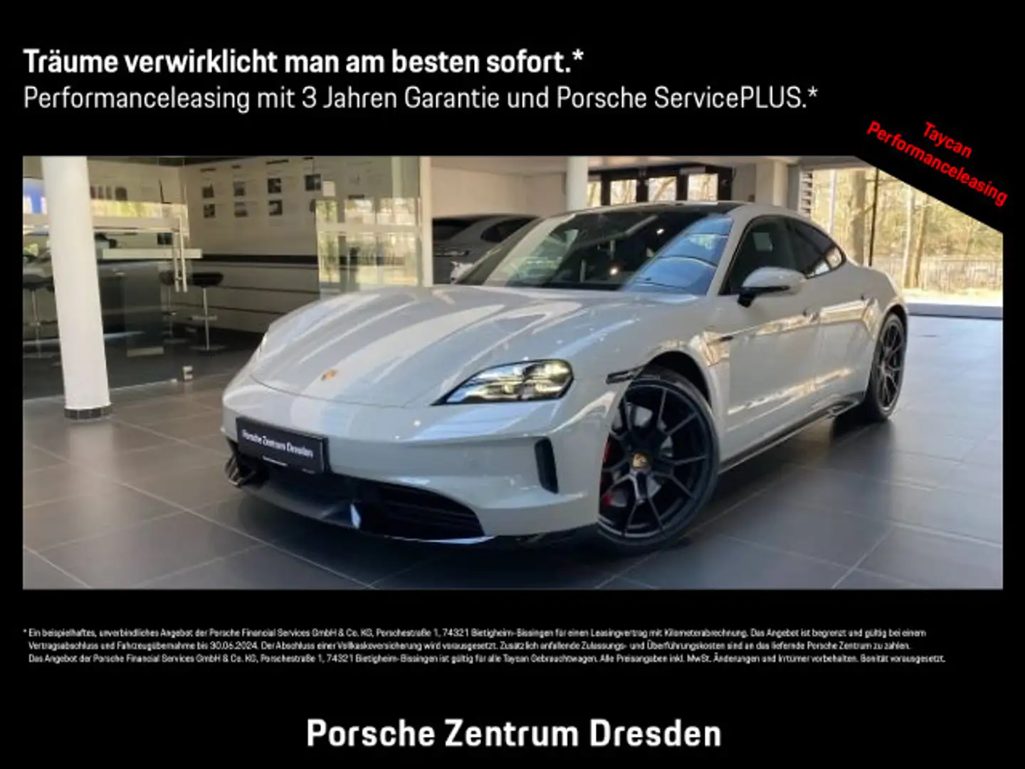 Porsche Taycan GTS*Dynamikpaket*Head Up*Active Ride Weiß - 1