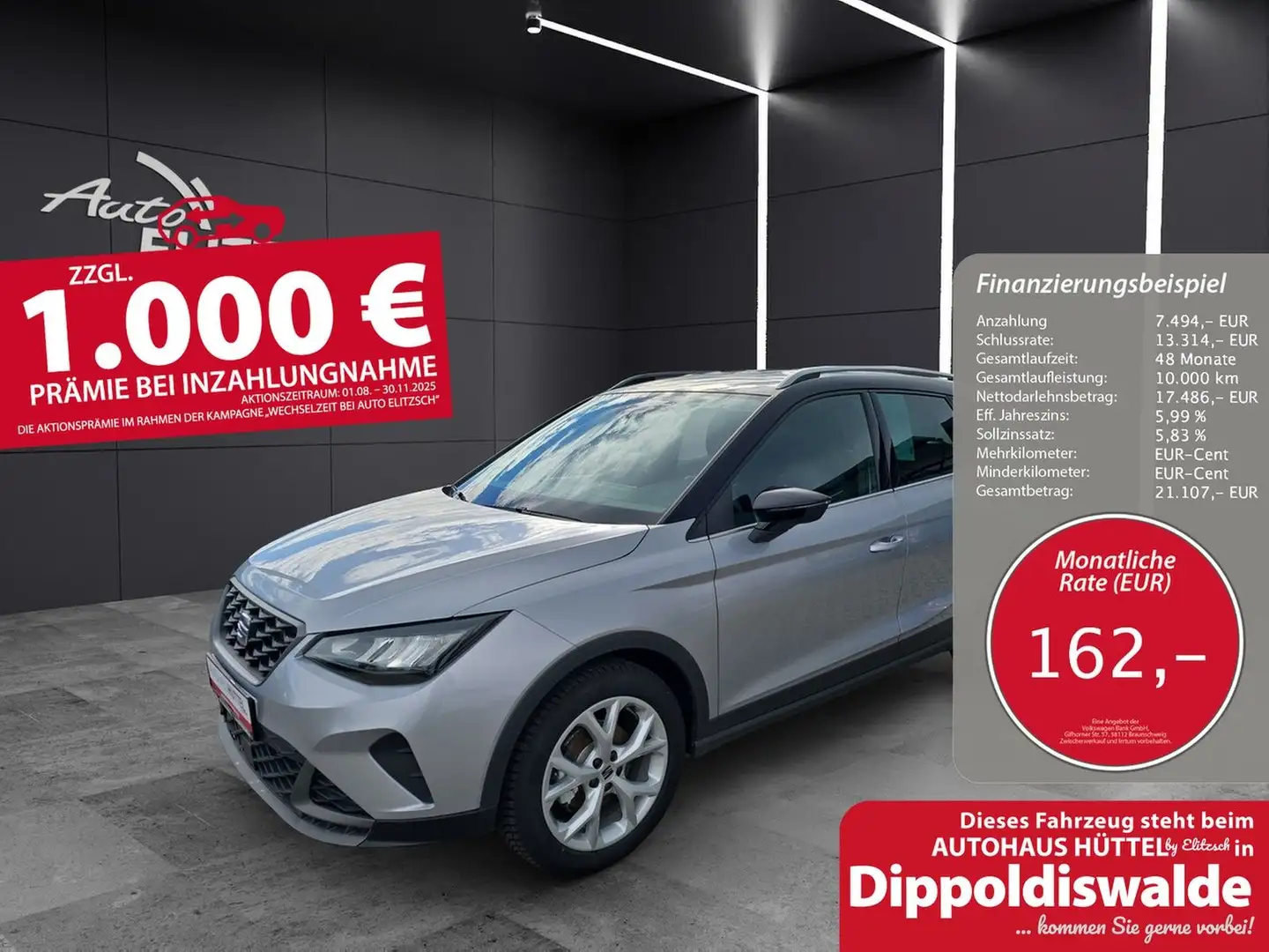 SEAT Arona FR 1.5 TSI DSG ACC LED Gris - 1