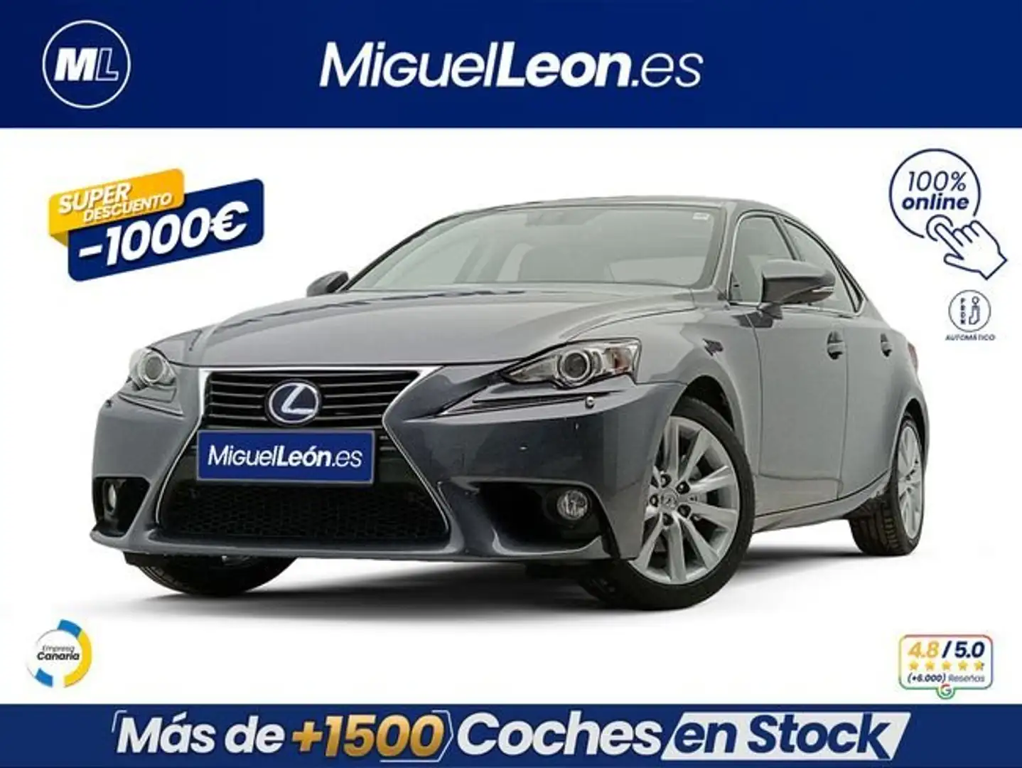 Lexus IS 300 300h Executive Gris - 1