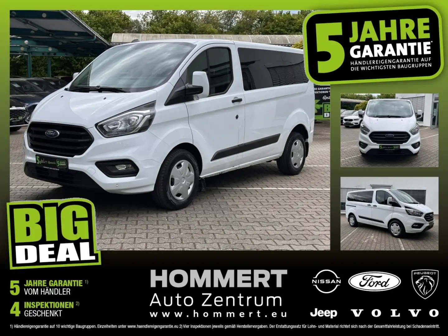 Ford Transit Custom Kombi 2.0 TDCi Trend *Sitzh.*GRA* Білий - 1