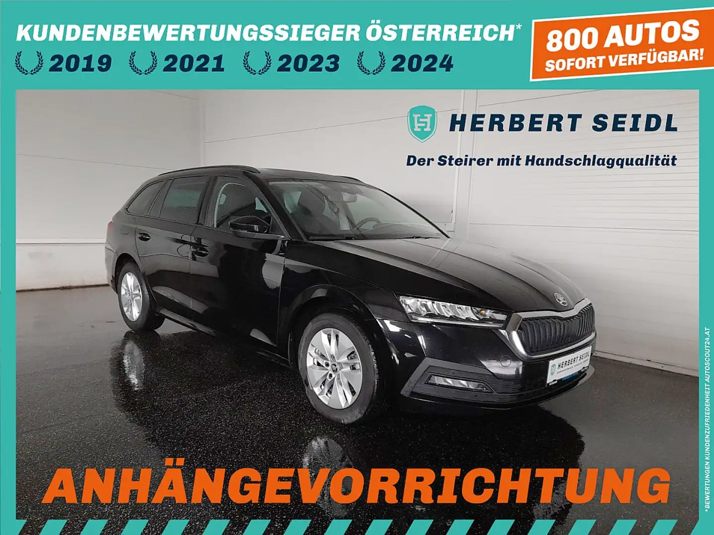 Skoda Octavia Combi 2,0 TDI DSG *LED & DYN BLINKER / VIRTUELL... Schwarz - 1