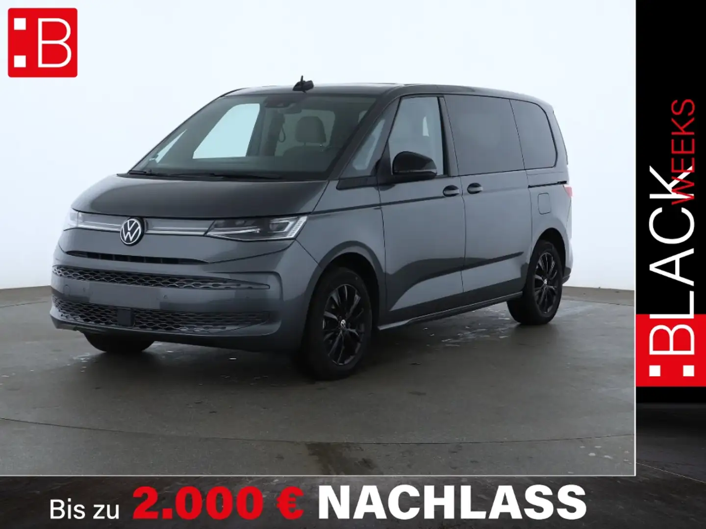 Volkswagen T7 Multivan 2.0 TDI DSG Life IQ-LIGHT PANO AHK EASY-OPEN Grau - 1