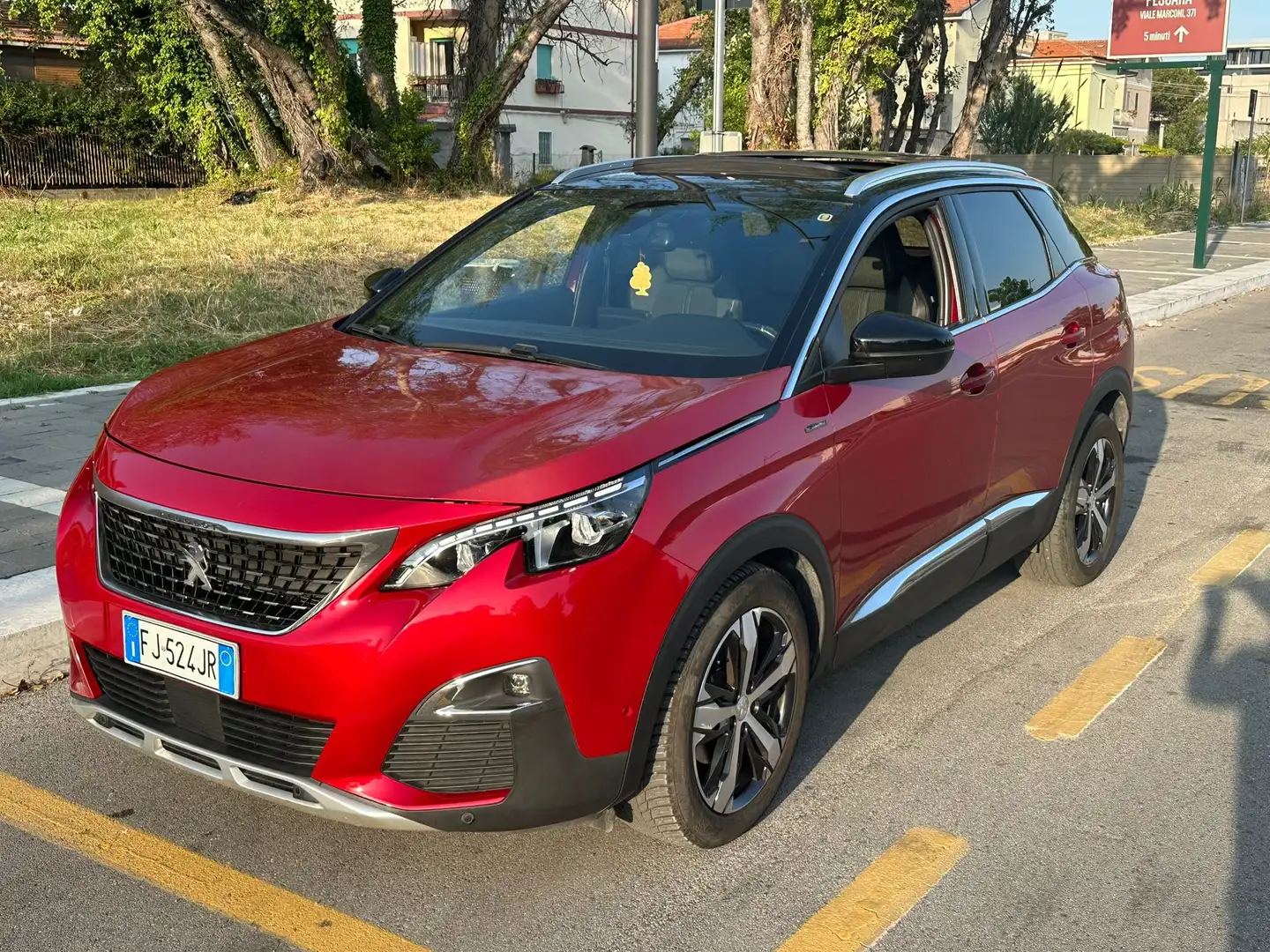 Peugeot 3008 3008 1.6 hdi GT Line 120cv full optionals Rosso - 2