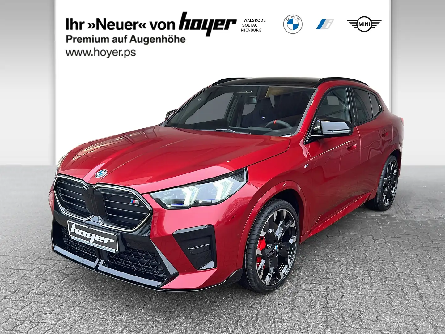 BMW X2 M 35i xDrive Pano Sportpaket Head-Up HK HiFi Rood - 2