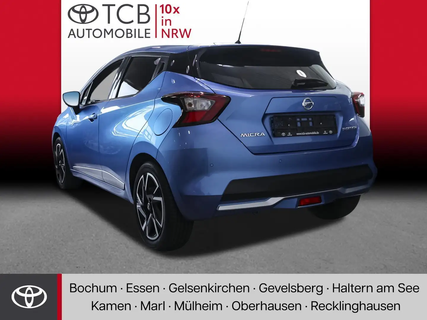 Nissan Micra 1.0 IG-T N-Design NAVI SHZ PDC KLIMA Kamera Blau - 2