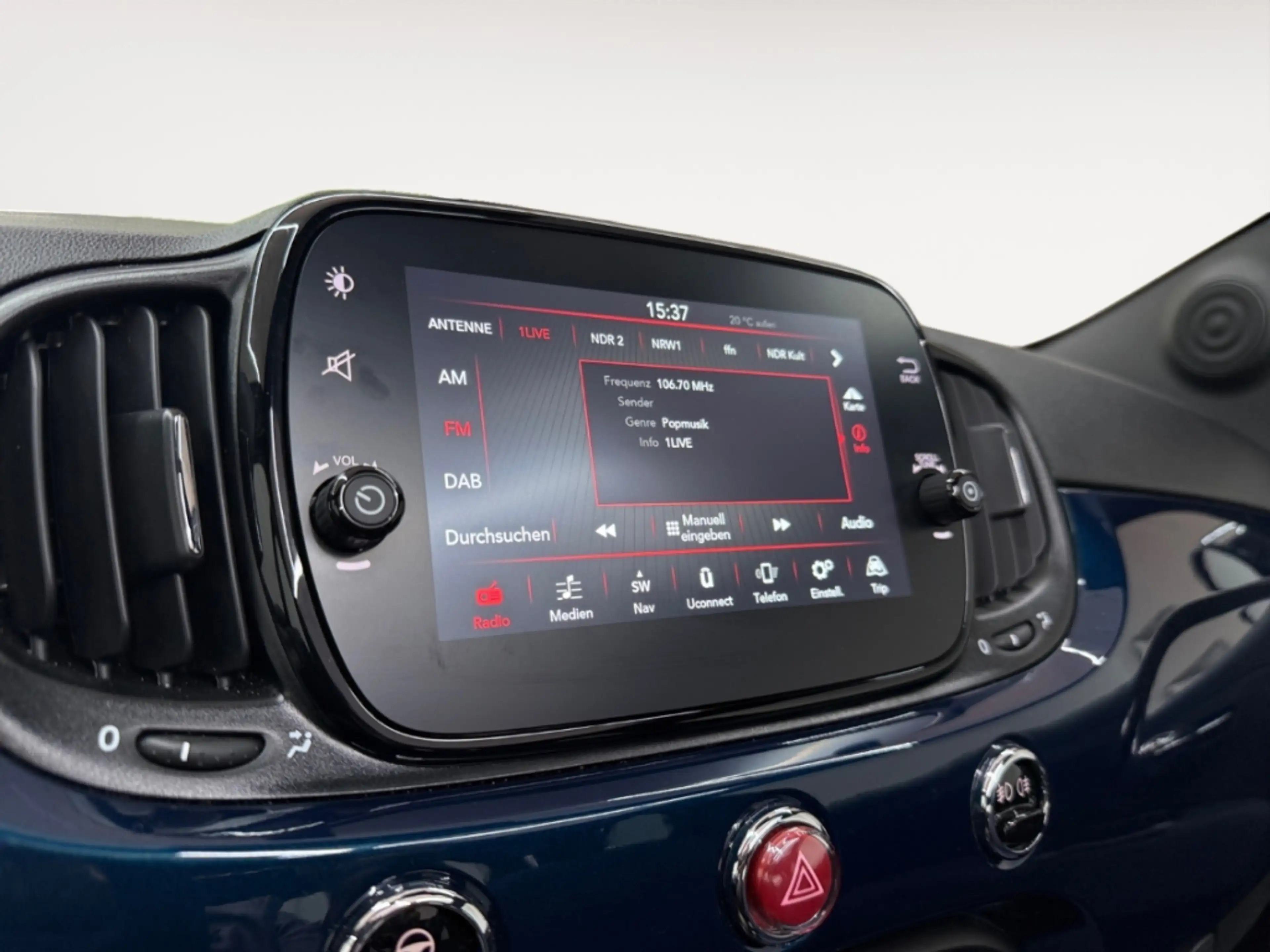 Fiat 500C Club TEMPOMAT APPLE/ANDROID ALU PDC BLUETOOTH KLIM — photo 10
