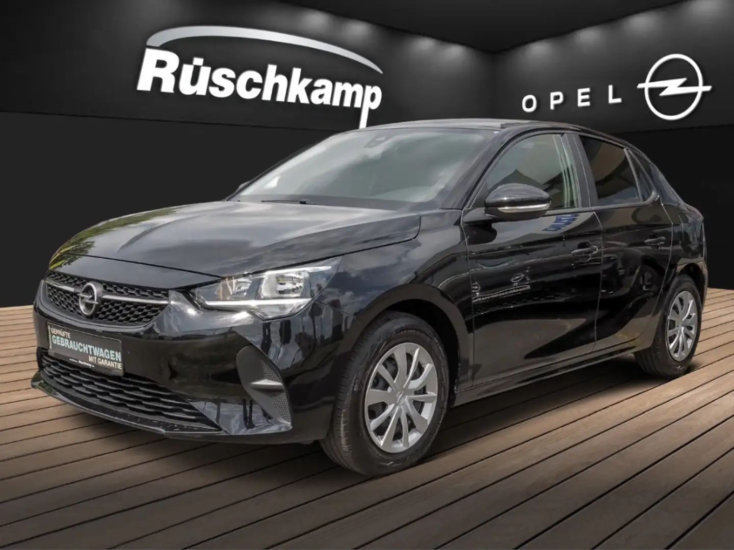 Opel Corsa F Edition 1.2 RückKam PDC Winterpaket Klima Schwarz - 1