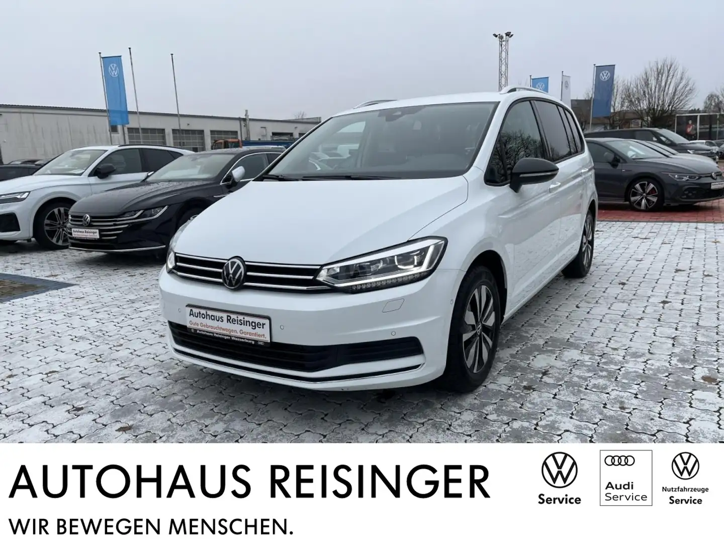 Volkswagen Touran Comf. 1.5 TSI DSG (NAVI,APP,IQLight,LED,ACC) Weiß - 1