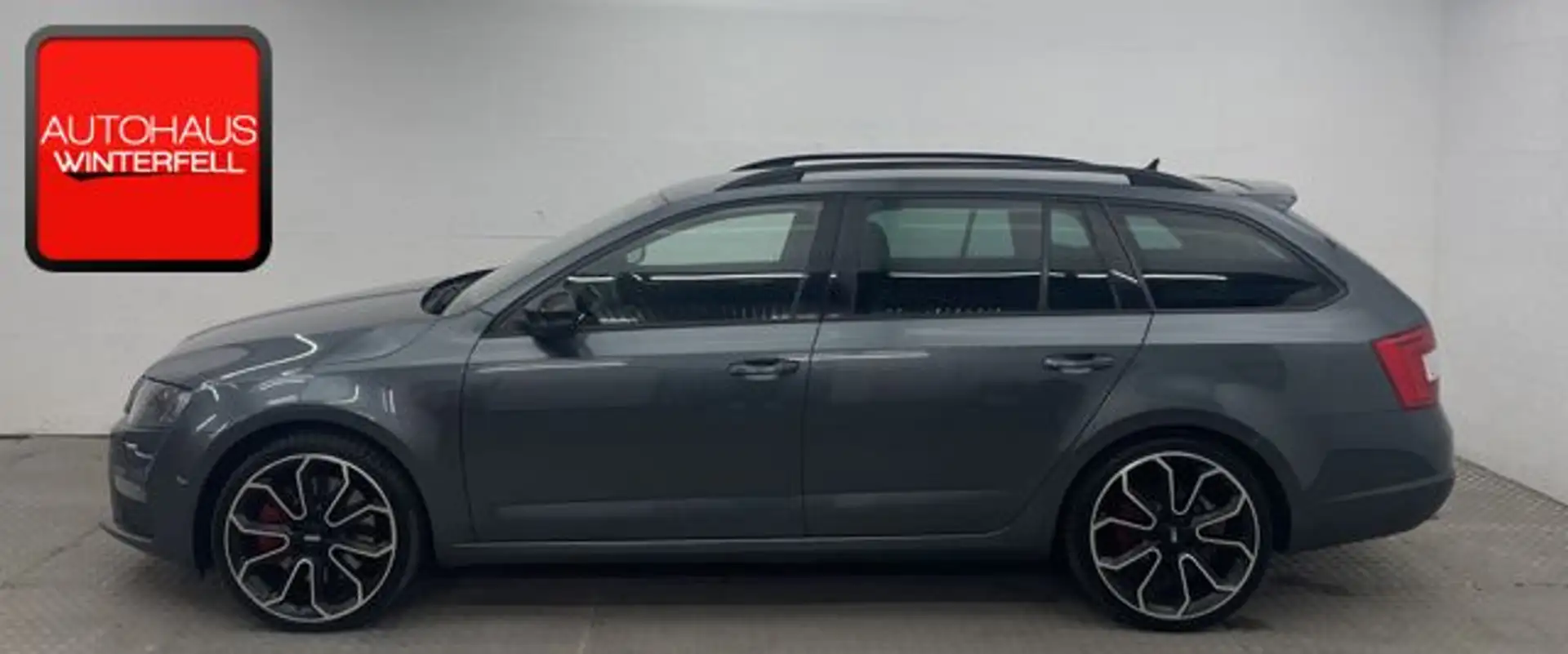 Skoda Octavia Combi 2.0 TDI DSG RS 1.HAND+AHK+STANDHZG Gris - 2