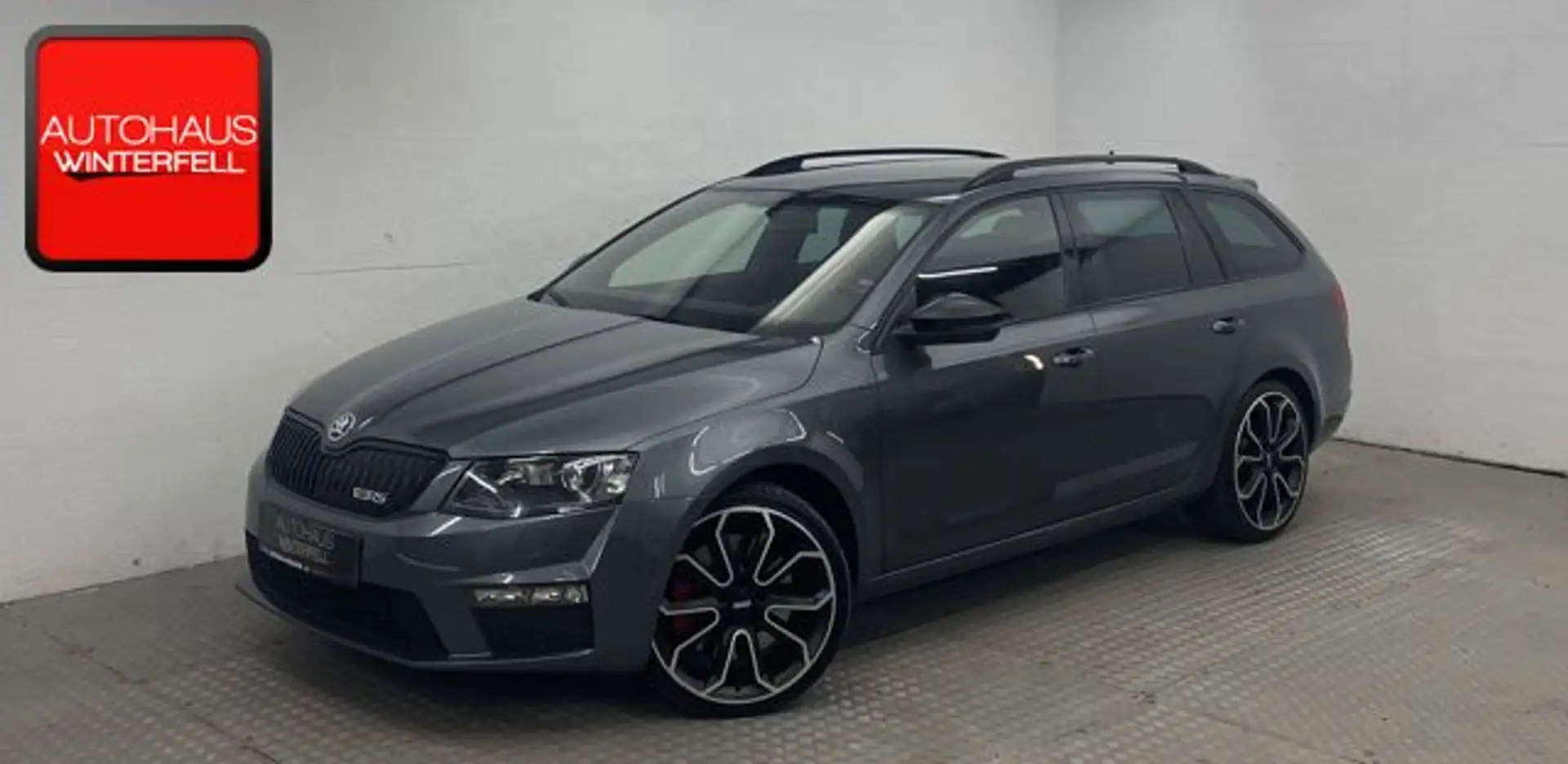 Skoda Octavia Combi 2.0 TDI DSG RS 1.HAND+AHK+STANDHZG Gris - 1