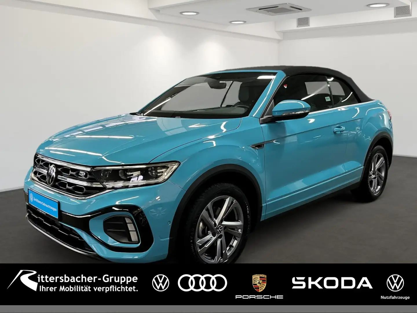 Volkswagen T-Roc 1.5 TSI R-Line DSG Navi RearView Bleu - 1
