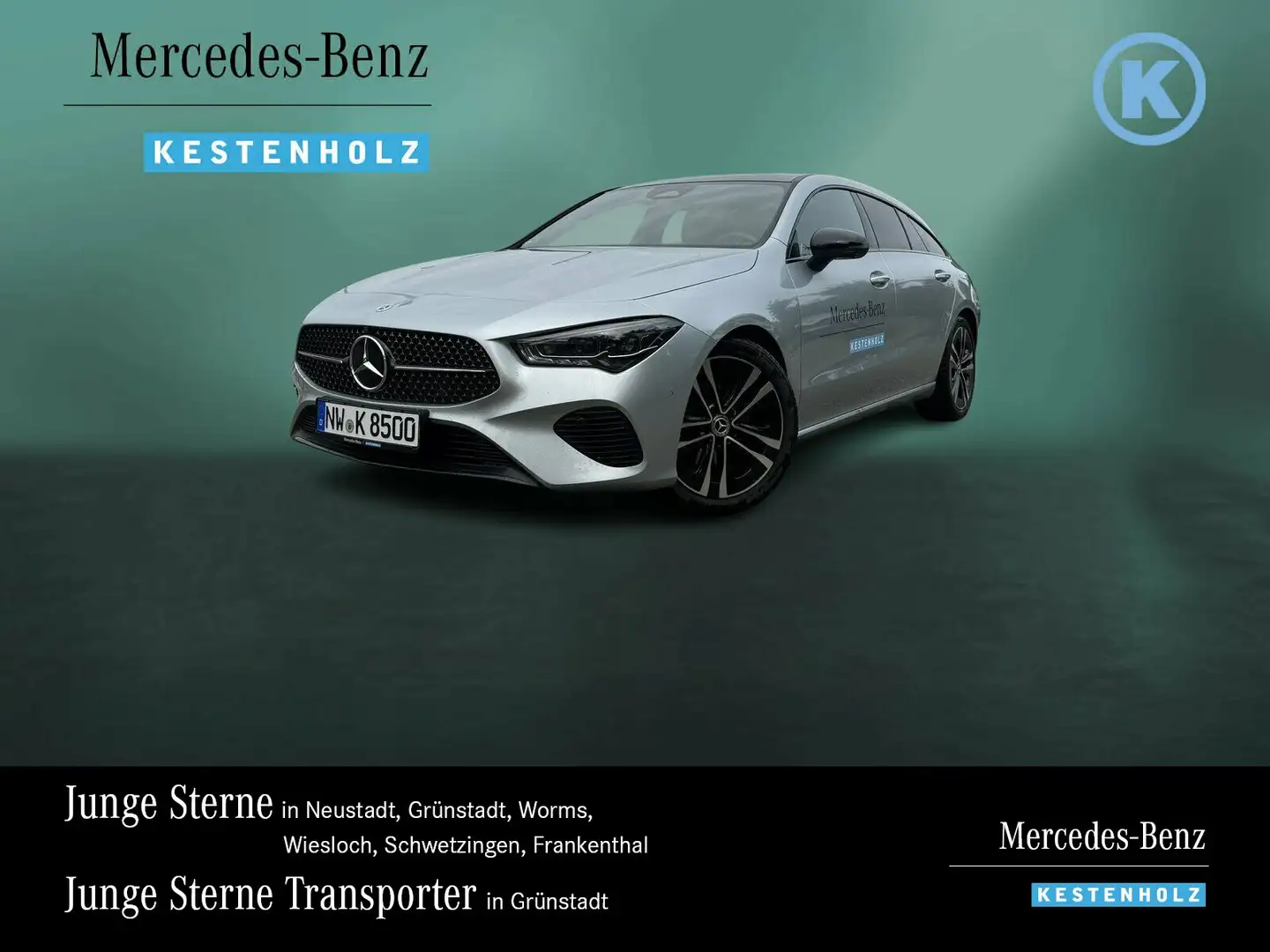Mercedes-Benz CLA 200 CLA 200 d SB PROGRESSIVE+NIGHT+DISTRO+PANO+360° Silber - 1
