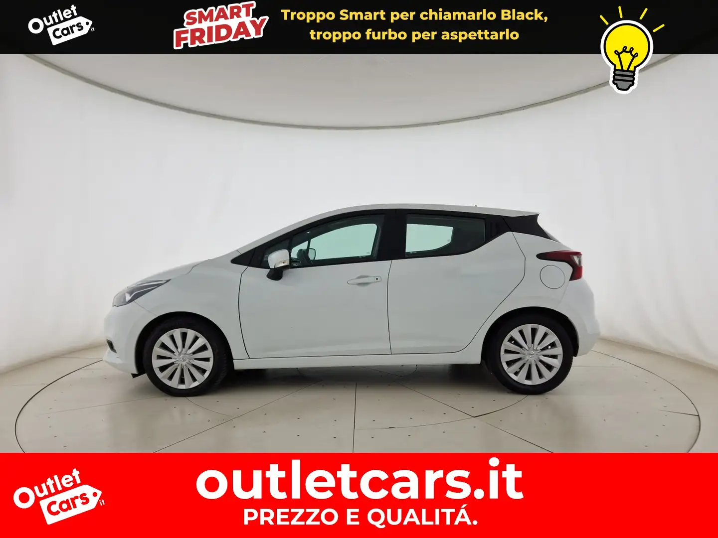Nissan Micra 0.9 plus gpl Blanc - 2