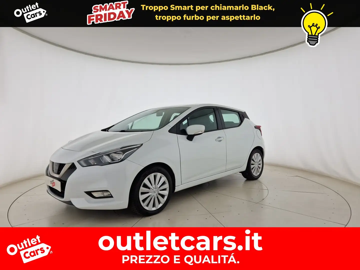 Nissan Micra 0.9 plus gpl Blanc - 1