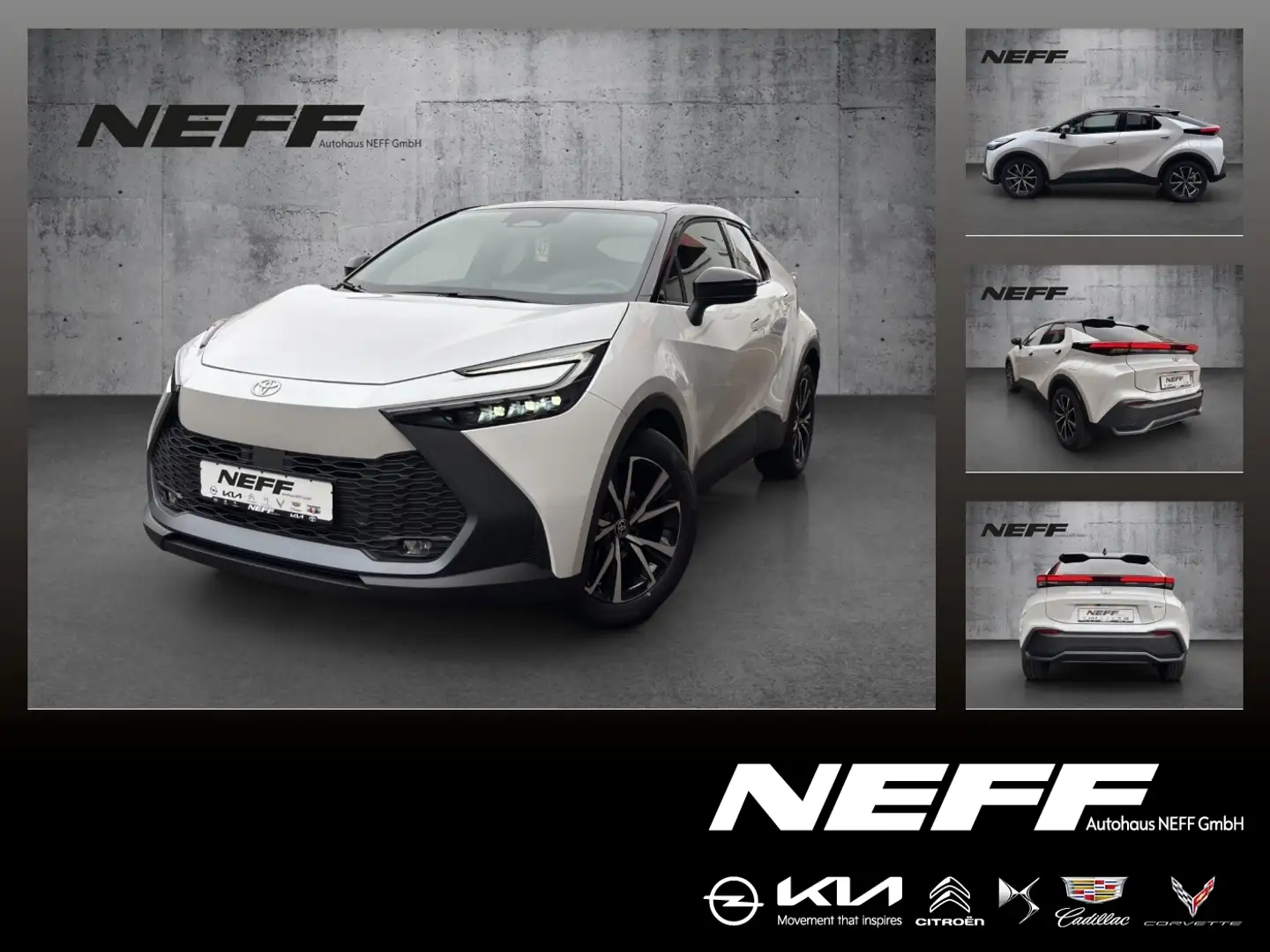 Toyota C-HR 2.0 FWD Team Deutschland ACC+LED+Navi+SHZ Schwarz - 1