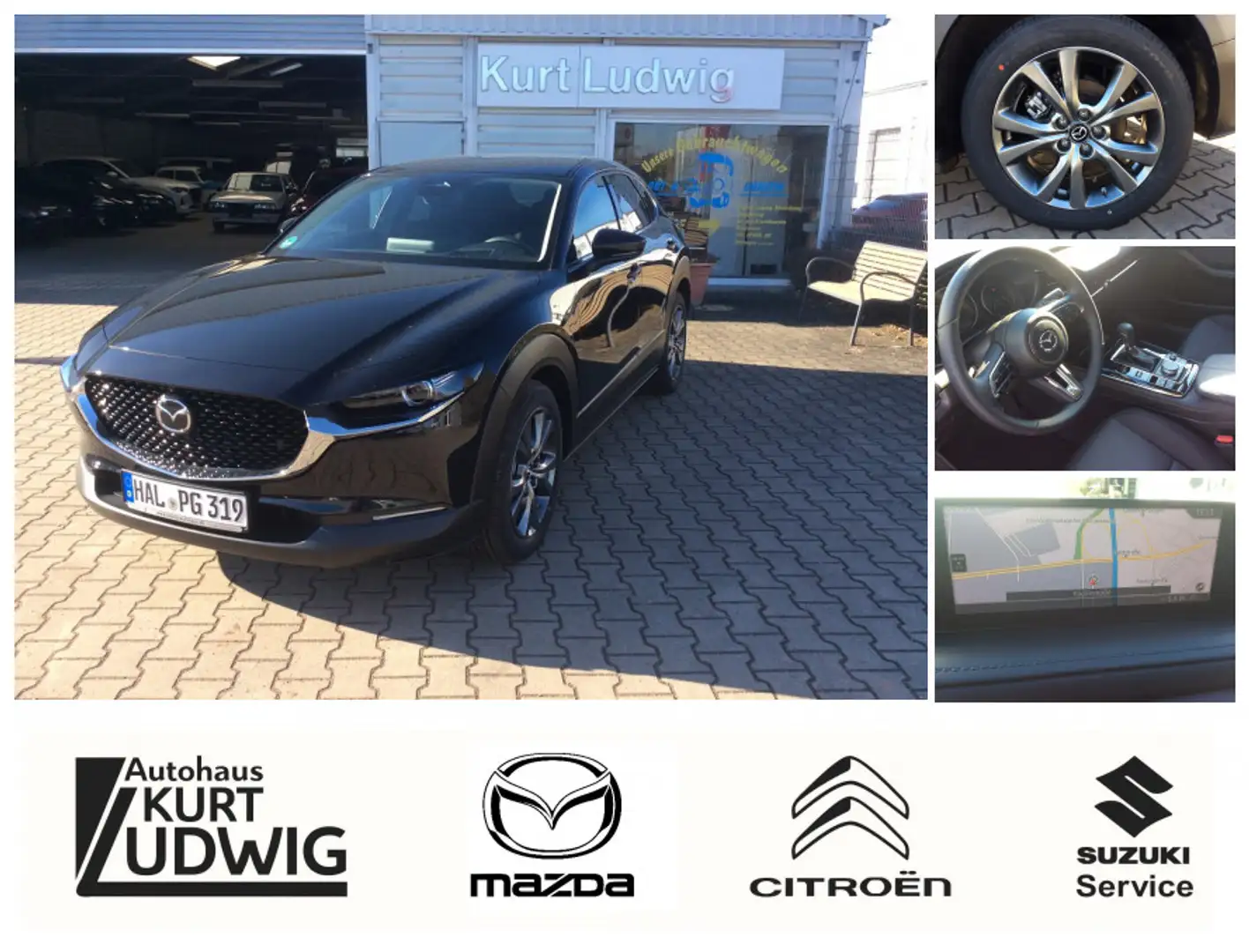 Mazda CX-30 5WGN 2.0L e-SKYACTIV X 186ps 6AT AWD Exclusive-lin Schwarz - 1