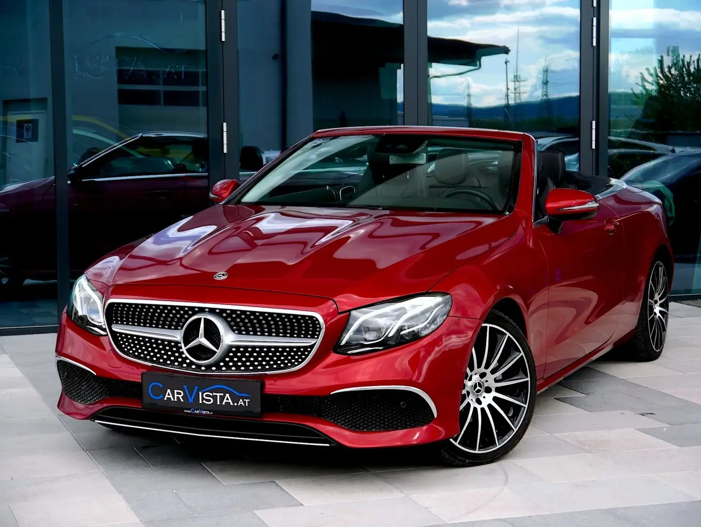 Mercedes-Benz E 200 Cabrio Avantgarde *Multibeam LED & Designo Lack* Rot - 1