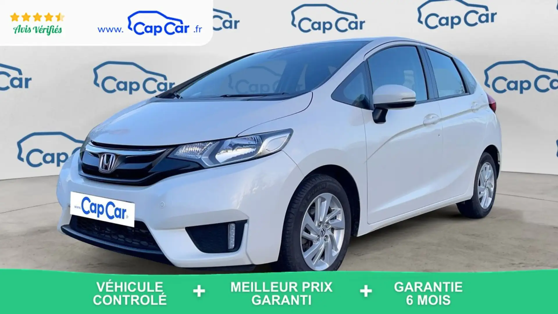 Honda Jazz 1.3 i-VTEC 102 Executive Navi - Entretien constructeur Blanc - 1
