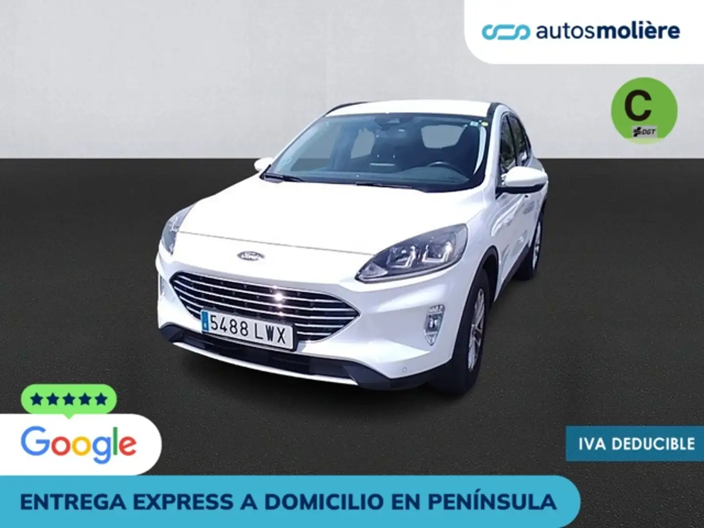 Ford Kuga 1.5 EcoBlue Titanium FWD 120 Aut. Blanco - 1