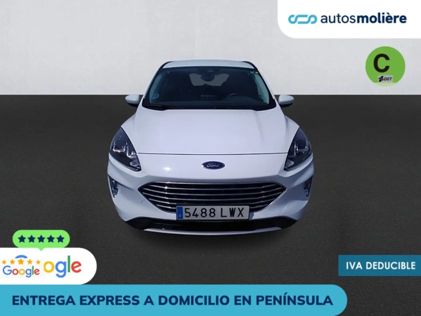 Ford Kuga 1.5 EcoBlue Titanium FWD 120 Aut. Blanco - 2