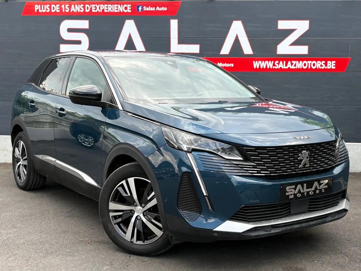 Peugeot 3008 1.5 BlueHDi Active/DIESEL/GARANTIE/CAMERA/AUTO Blauw - 1