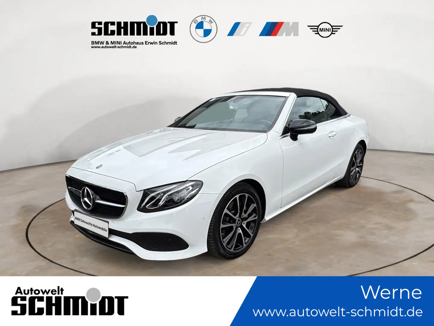 Mercedes-Benz E 200 Cabrio Avantgarde + GARANTIE Weiß - 1