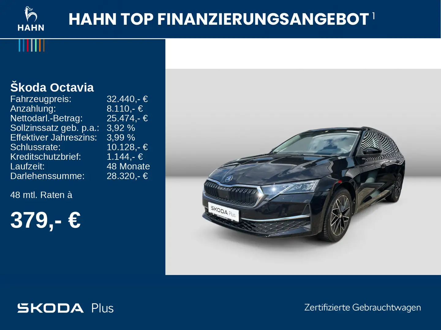 Skoda Octavia Combi 2.0TDI DSG Selection Matrix Standh Schwarz - 2