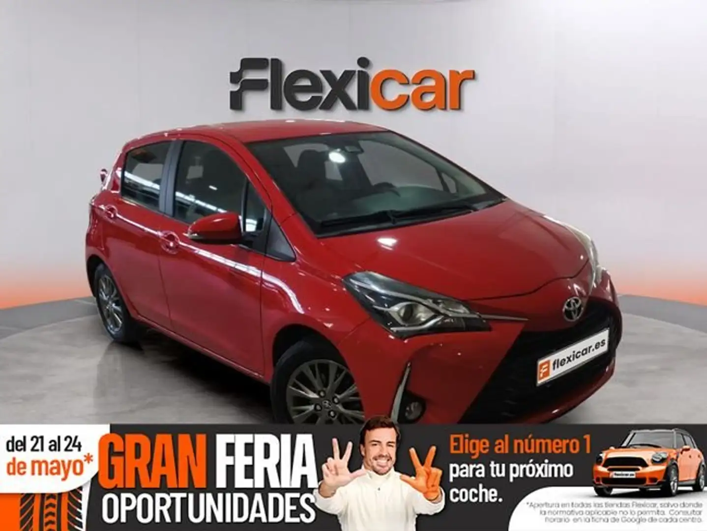 Toyota Yaris 1.0 Active Rojo - 1