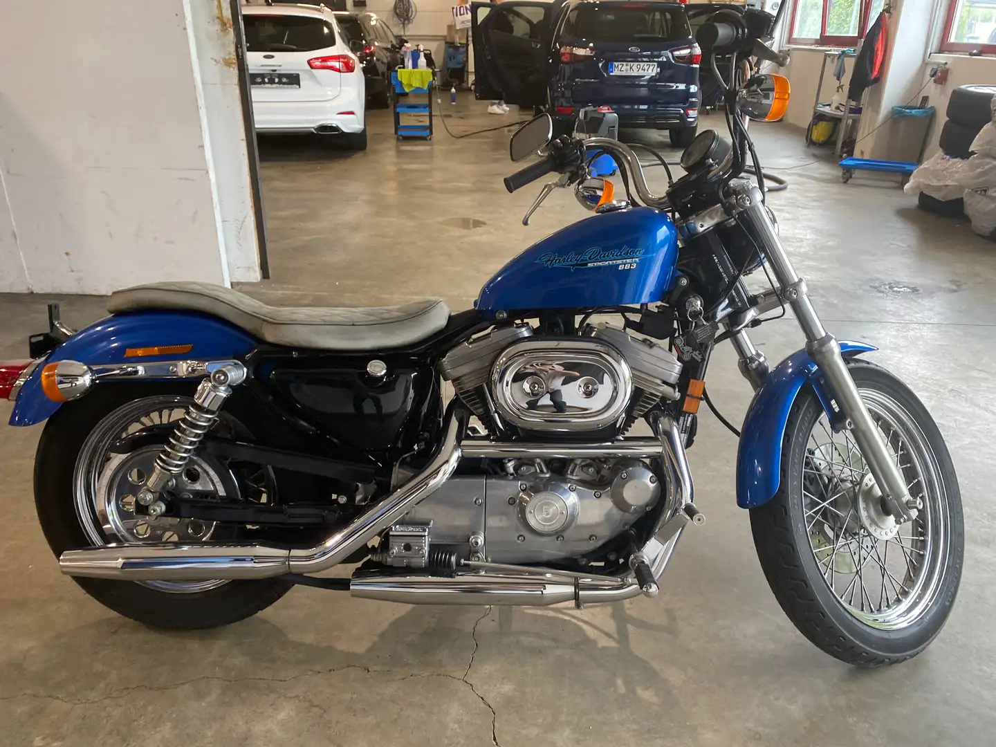 Harley-Davidson Sportster 883 Niebieski - 2