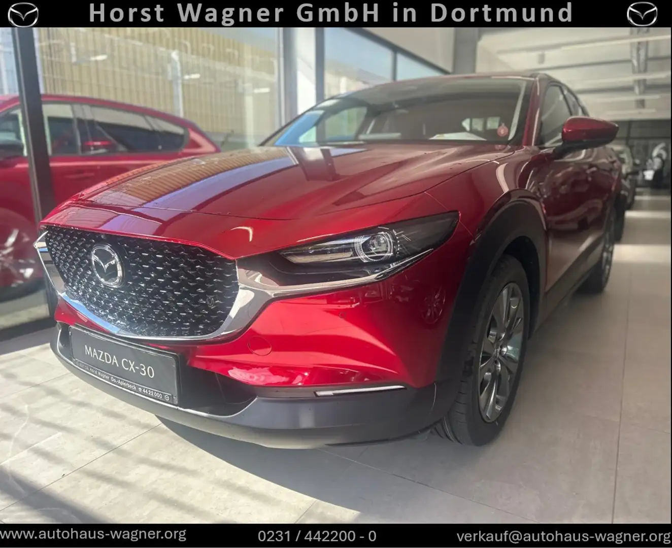 Mazda CX-30 2025 Exclusive-Line 186 PS *Navi*Kamera*Bose* Rood - 1