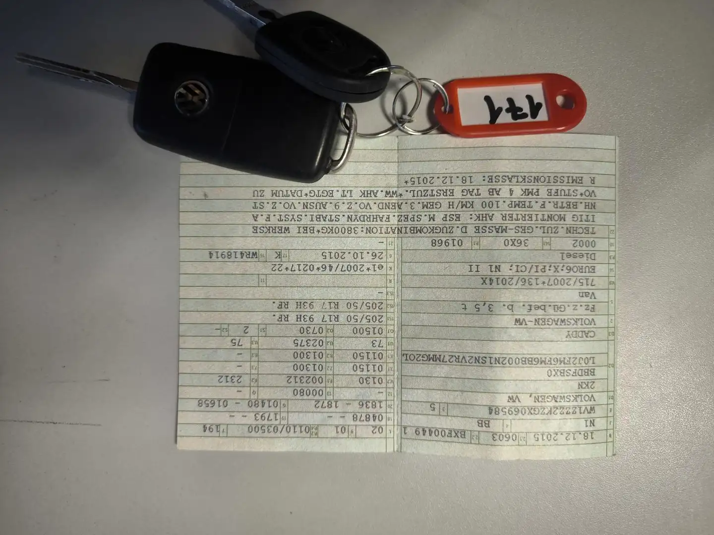 Volkswagen Caddy Maxi Kasten 2.0TDI Motorkontrollampe aktiv Silber - 2