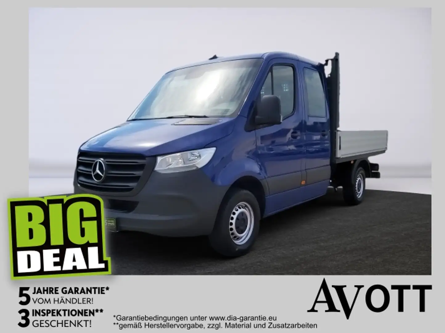 Mercedes-Benz Sprinter 314 CDI DOKA Pritsche Standard Blau - 1