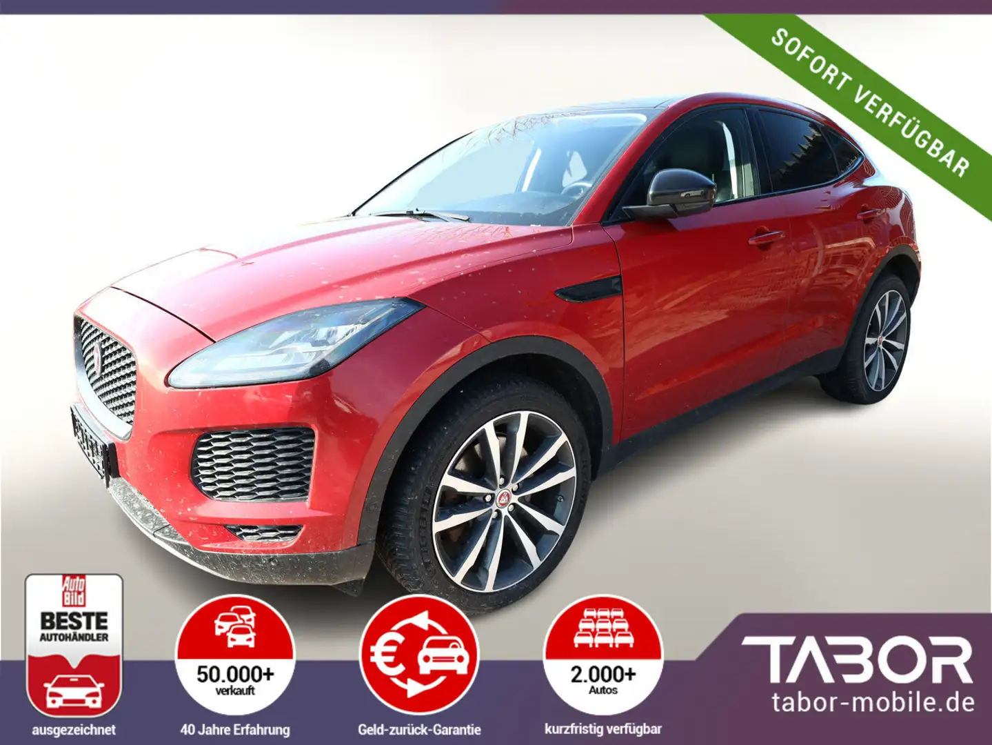 Jaguar E-Pace P250 HSE AWD Leder LED Nav EHK ACC Kam Rot - 1