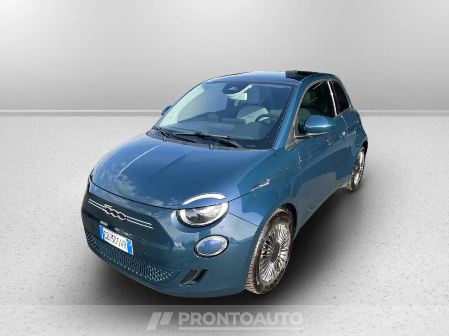 Fiat 500e Fiat 500 42 kwh icon + Blauw - 1