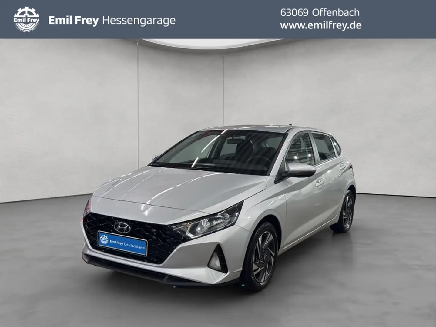 Hyundai i20 1.0 T-GDI 48V-Hybrid DCT Trend Silber - 1