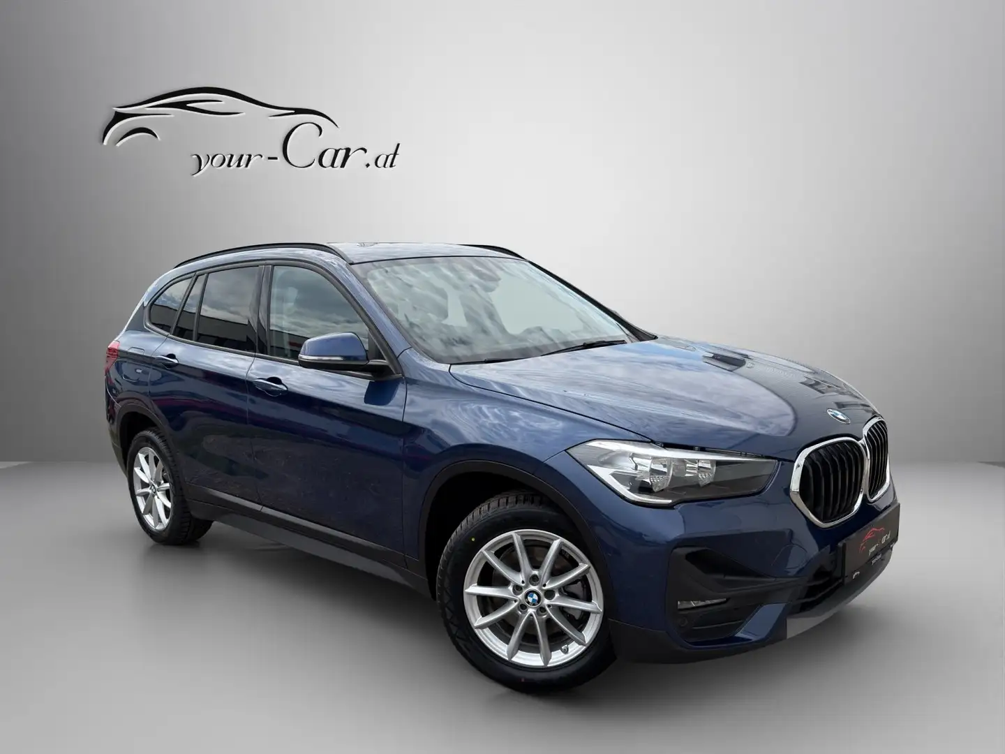 BMW X1 sDrive18d Advantage *1. Besitz, LEDER, SHZ* Blau - 1