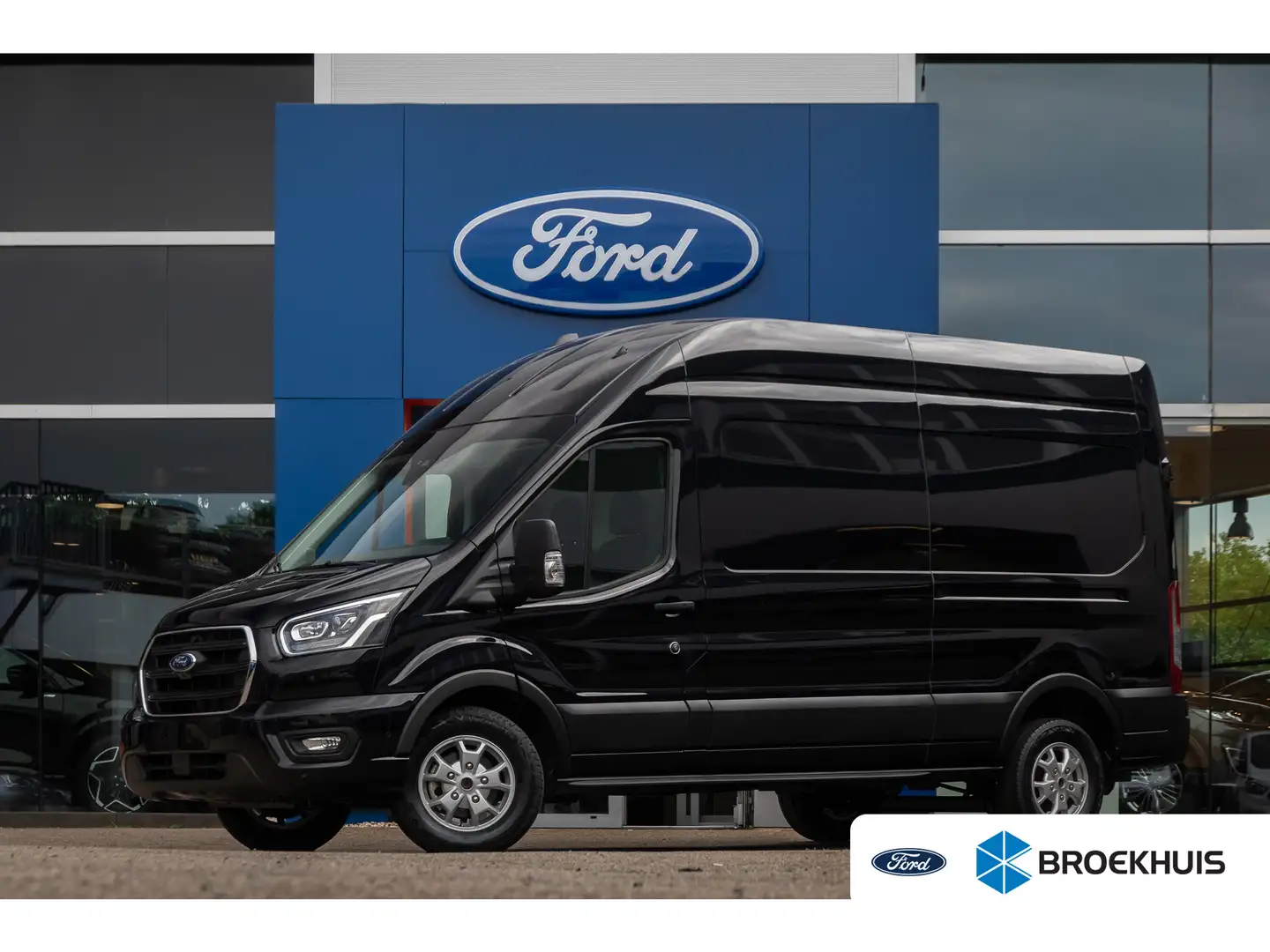 Ford Transit 350 2.0 170 pk TDCI L3H2 Limited | Driver Assistan Zwart - 1