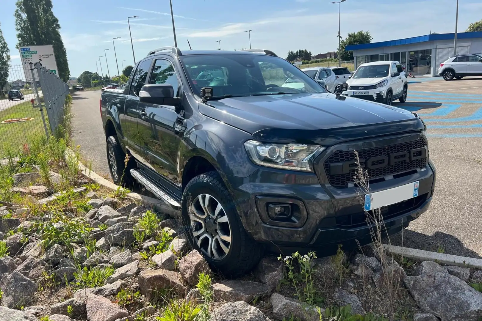 Ford Ranger Ranger 3.2 - 200 - BVA  SUPER CABINE Wildtrak PHAS Gris - 2