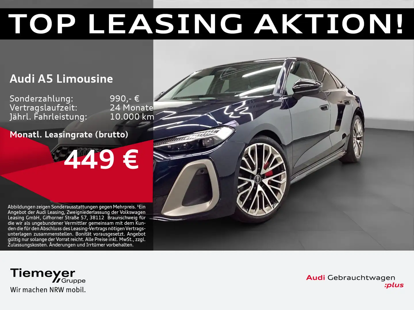 Audi A5 A5 Limo TDI Q 2x S LINE EDT ONE LM2 Blau - 1