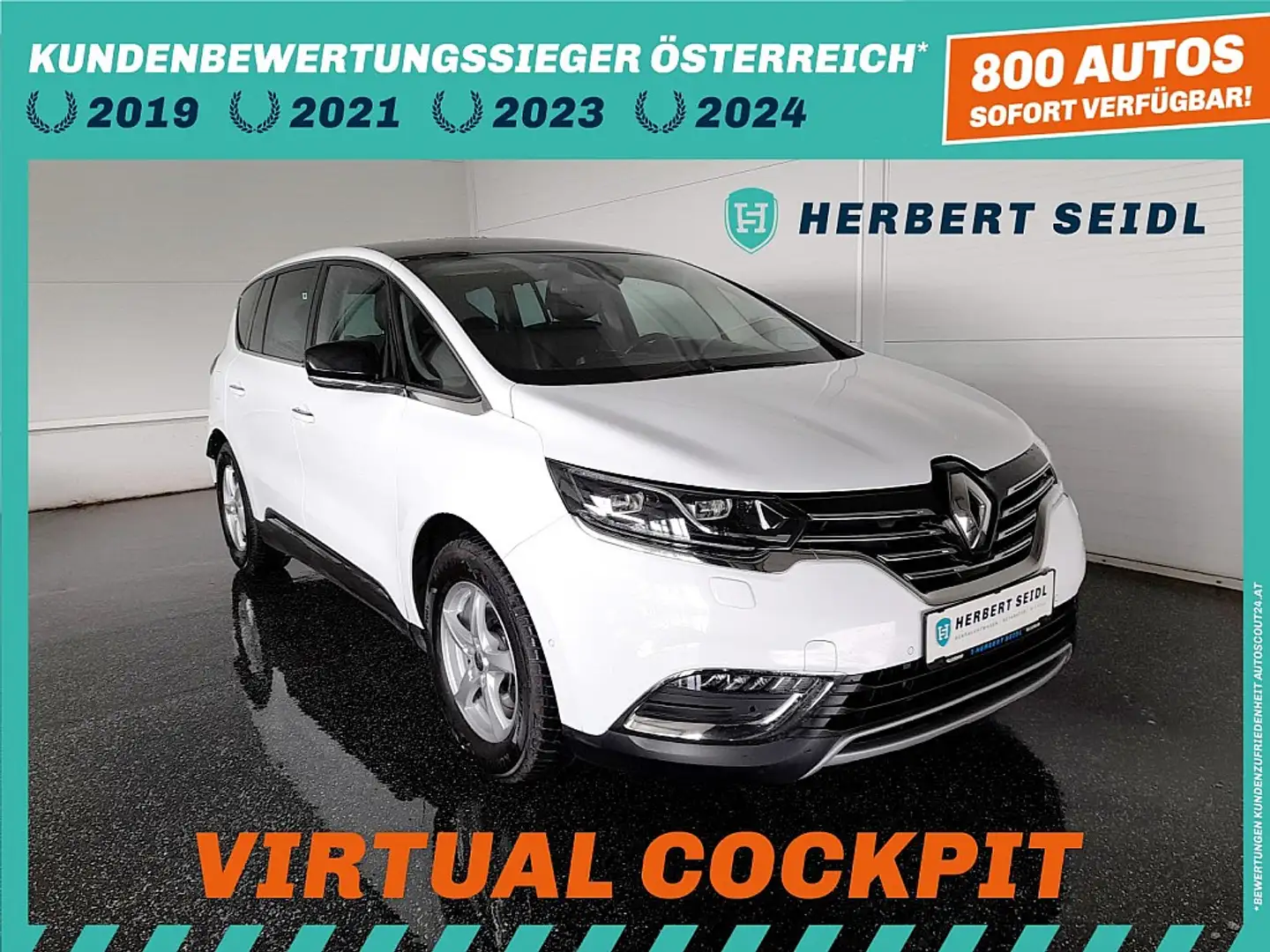Renault Espace Intens Energy dCi 130 *VIRTUELL / LED / NAVI / ... Wit - 1