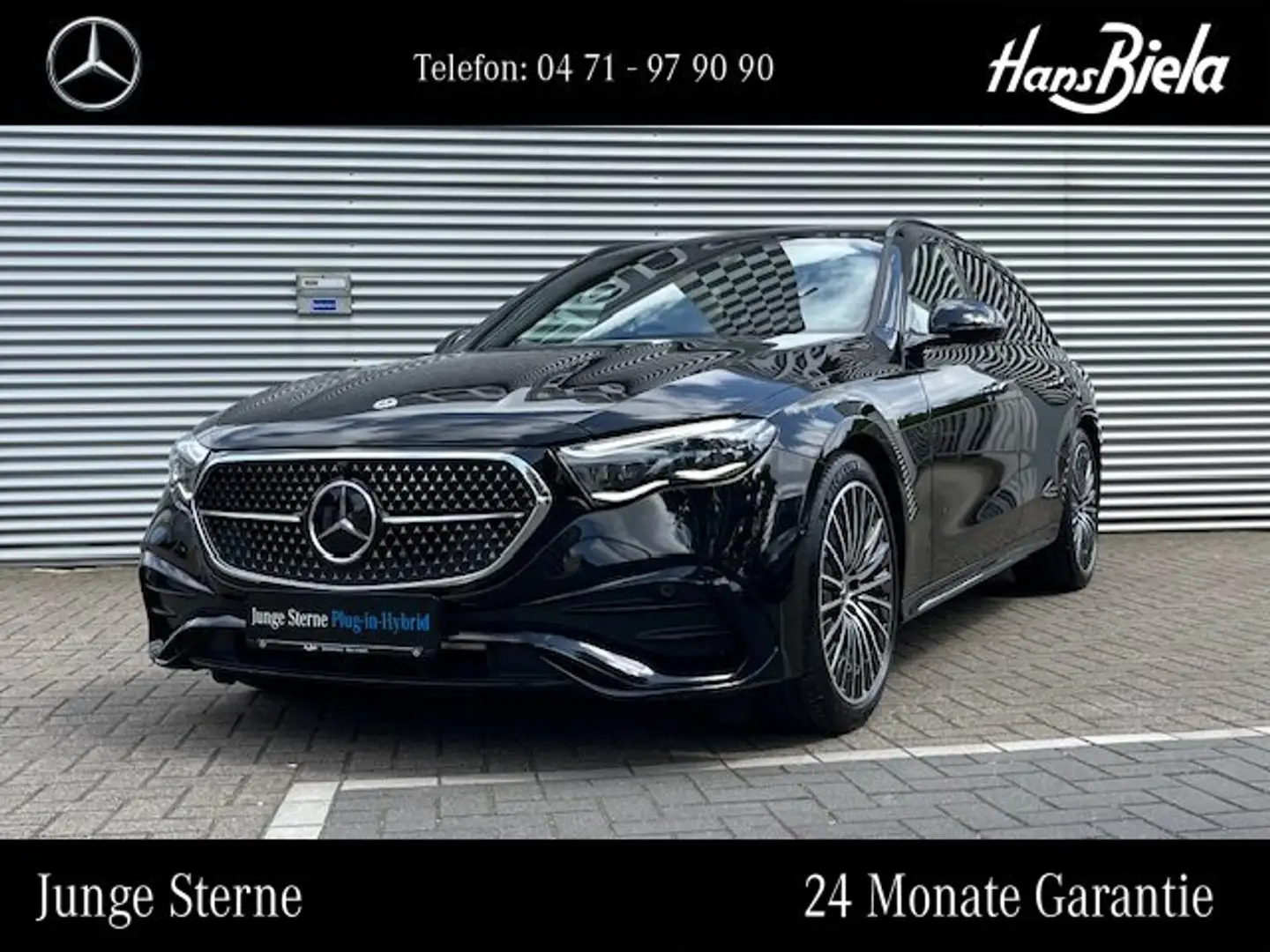 Mercedes-Benz E 300 E 300 T e AMG Prem+/Night/20"/Pan/Bur/Super/Dis Noir - 1