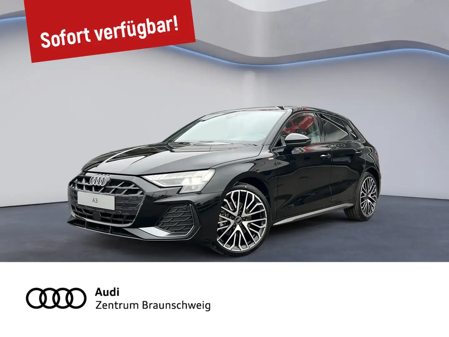 Audi A3 Sportback 35 TFSI S line RÜCKFAHRK.+ACC+SOUND Schwarz - 1