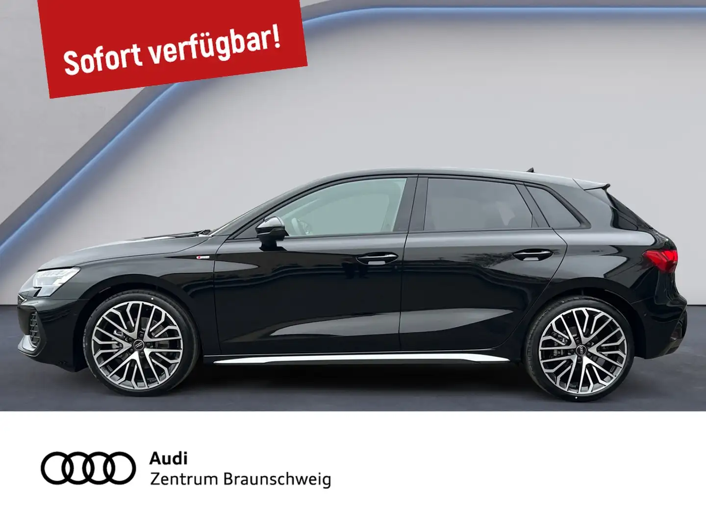 Audi A3 Sportback 35 TFSI S line RÜCKFAHRK.+ACC+SOUND Schwarz - 2
